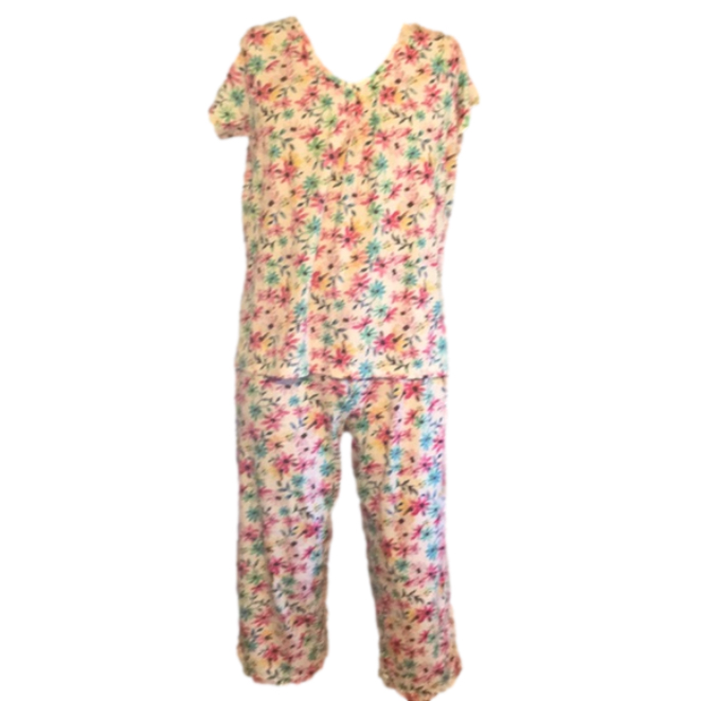 NWT white orchid pjs